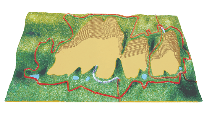 土採專區地形模型